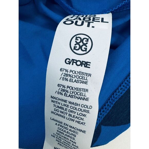 NWT G/Fore Luxe 1/4 Zip Golf Pullover Mid Layer Racer Blue SMALL $149 - Picture 8 of 9